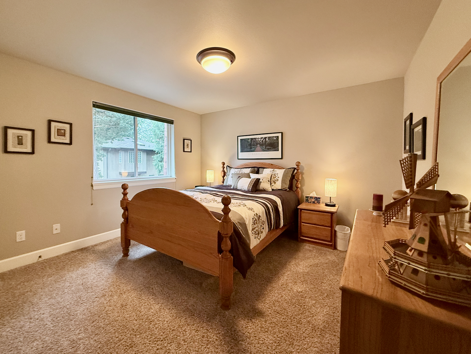 Upstairs Back Corner Bedroom